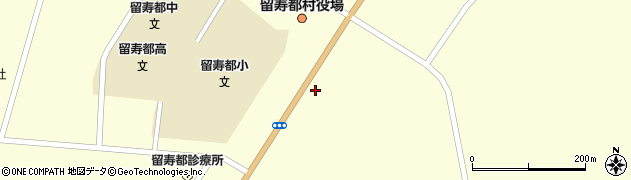 北海道虻田郡留寿都村留寿都16周辺の地図