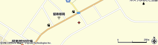 北海道虻田郡留寿都村留寿都121周辺の地図