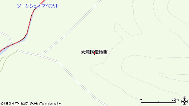 〒044-0441 北海道伊達市大滝区愛地町の地図