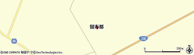 北海道虻田郡留寿都村留寿都周辺の地図