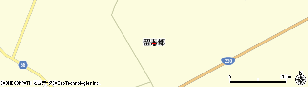 北海道留寿都村（虻田郡）留寿都周辺の地図