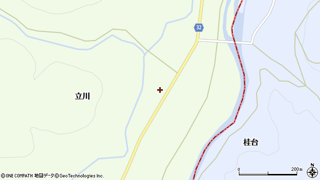 〒048-1303 北海道磯谷郡蘭越町立川の地図
