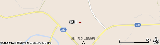 北海道虻田郡真狩村桜川周辺の地図