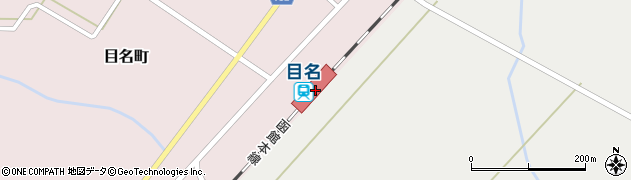目名駅周辺の地図