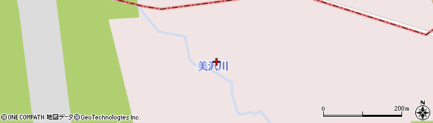 美沢川周辺の地図