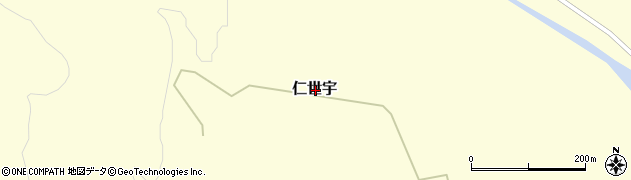 北海道沙流郡平取町仁世宇周辺の地図