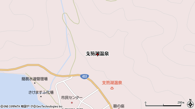 〒066-0281 北海道千歳市支笏湖温泉の地図