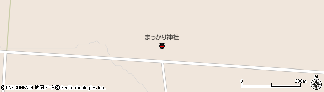 まっかり神社周辺の地図
