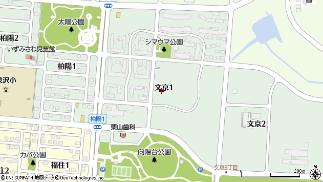 〒066-0052 北海道千歳市文京の地図