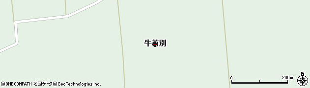 北海道豊頃町（中川郡）牛首別周辺の地図