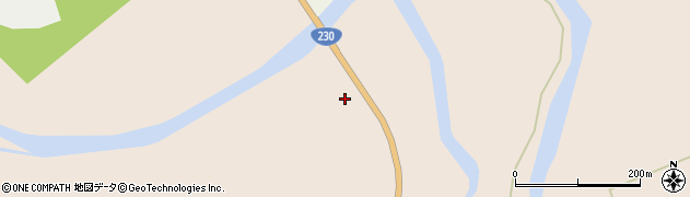 国道２３０号線周辺の地図