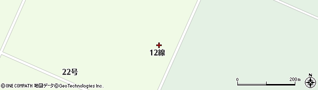北海道河西郡芽室町伏美１２線周辺の地図