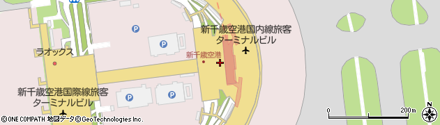 東急百貨店札幌店　千歳空港売店周辺の地図