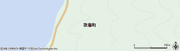 北海道寿都郡寿都町歌棄町周辺の地図