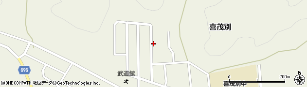 北海道虻田郡喜茂別町緑町周辺の地図