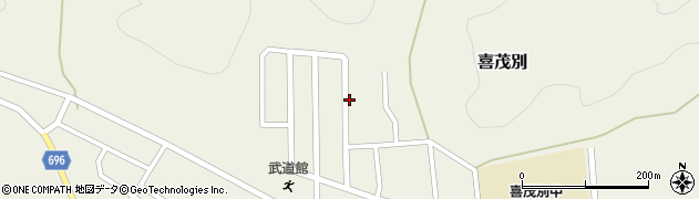 北海道喜茂別町（虻田郡）緑町周辺の地図