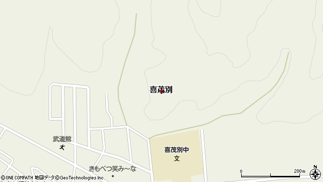 〒044-0201 北海道虻田郡喜茂別町大町の地図
