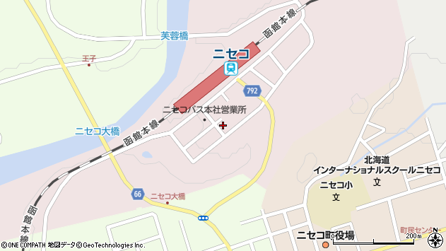 〒048-1512 北海道虻田郡ニセコ町中央通の地図