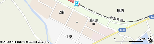 北海道十勝郡浦幌町厚内２条通3丁目周辺の地図