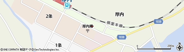 池田警察署　厚内警察官駐在所周辺の地図