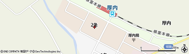北海道十勝郡浦幌町厚内２条通4丁目周辺の地図