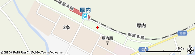 北海道浦幌町（十勝郡）厚内３条通周辺の地図