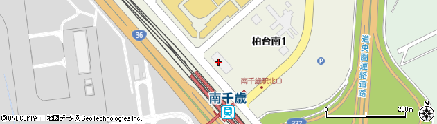東急建設株式会社　札幌支店千歳出張所周辺の地図
