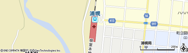 北海道十勝郡浦幌町周辺の地図