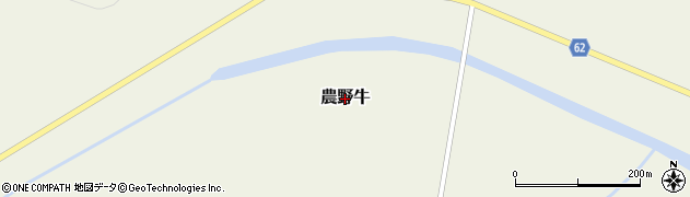 北海道豊頃町（中川郡）農野牛周辺の地図