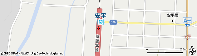 安平駅周辺の地図