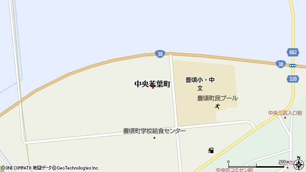 〒089-5235 北海道中川郡豊頃町中央若葉町の地図