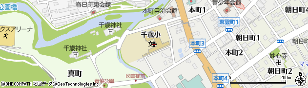 北海道千歳市本町3丁目周辺の地図