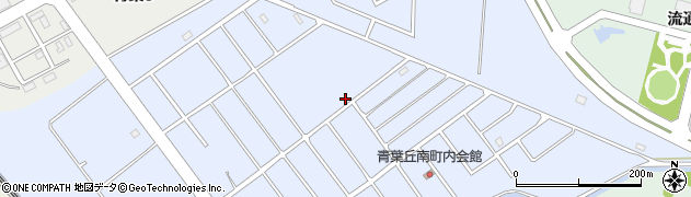 北海道千歳市青葉丘周辺の地図