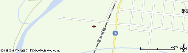 浦幌町役場　浦幌浄水場周辺の地図