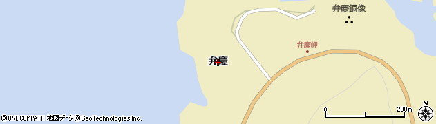 北海道寿都町（寿都郡）政泊町（弁慶）周辺の地図
