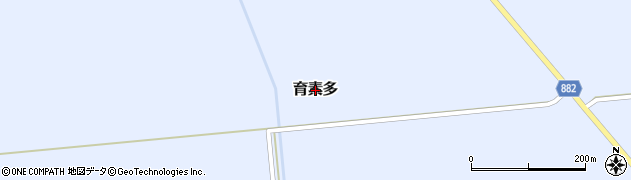 北海道豊頃町（中川郡）育素多周辺の地図