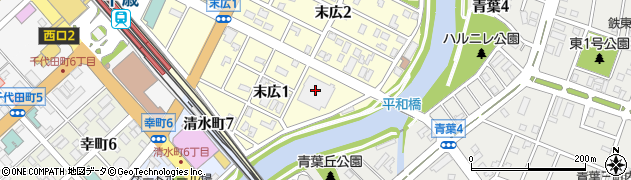 千歳交通株式会社　千歳支店周辺の地図