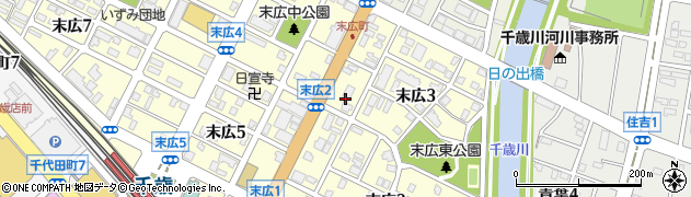 牛たん炭焼 赤兵衛 千歳店周辺の地図