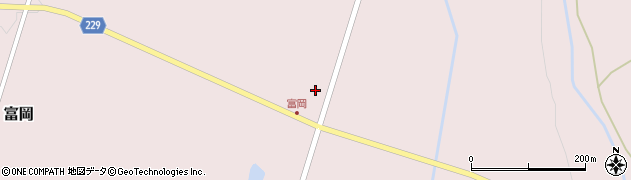 蘭越町役場　克雪管理センター周辺の地図