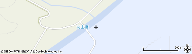 丸山橋周辺の地図