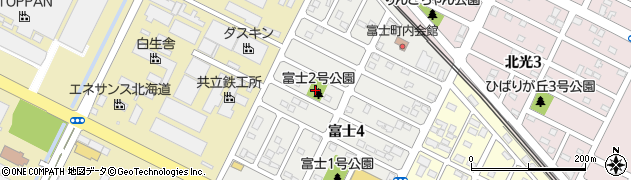 富士2号公園周辺の地図