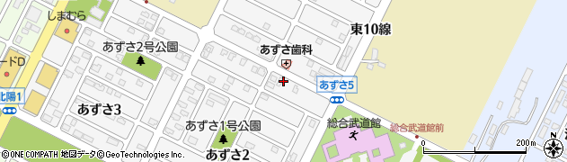 住研ハウス株式会社千歳・恵庭営業所周辺の地図