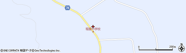 稲里生活館周辺の地図
