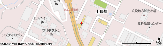 北海道マツダ千歳店周辺の地図