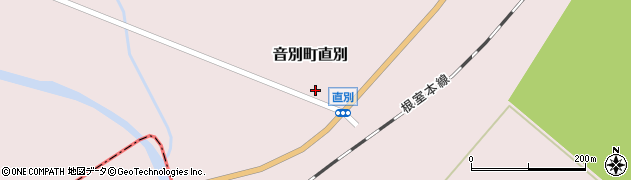 北海道釧路市音別町直別19周辺の地図