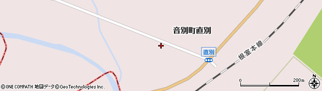 北海道釧路市音別町直別10周辺の地図