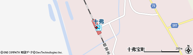 十弗駅周辺の地図