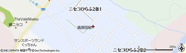 北海道倶知安町（虻田郡）ニセコひらふ２条周辺の地図