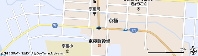 京極バスターミナル周辺の地図