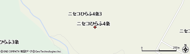 北海道倶知安町（虻田郡）ニセコひらふ４条周辺の地図